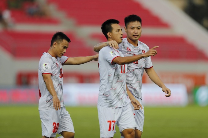 Hải Phòng trong một trận thắng tại V.League 2023/24. Ảnh: Đức Cường